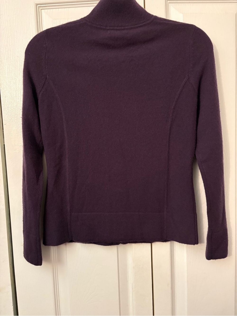 Women’s Zip-Front Jacket in Deep Purple - Picture 2 of 5